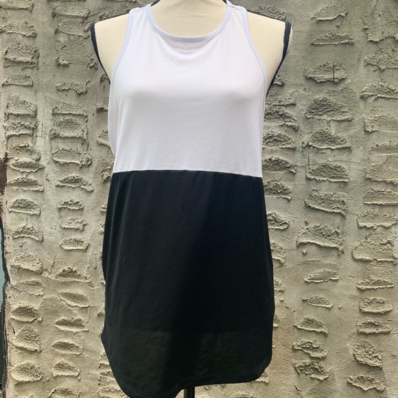 PINK Victoria's Secret Tops - Pink VS Racerback Color Block Tank Top